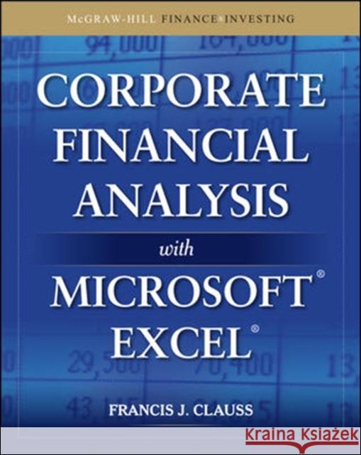 Corporate Financial Analysis with Microsoft Excel  9780071628853 Not Avail - książka