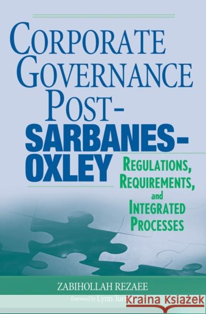 Corporate Governance Rezaee, Zabihollah 9780471723189 John Wiley & Sons - książka