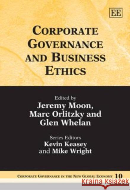 Corporate Governance and Business Ethics Jeremy Moon 9781848442009 Edward Elgar Publishing - książka