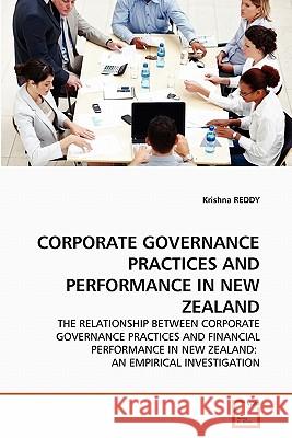 Corporate Governance Practices and Performance in New Zealand Krishna Reddy 9783639360387 VDM Verlag - książka