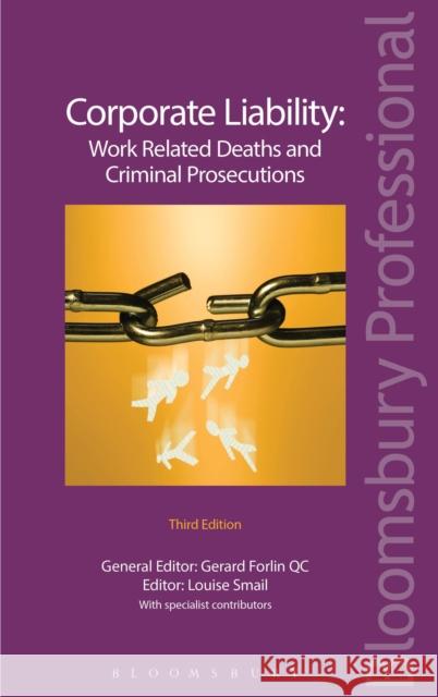 Corporate Liability: Work Related Deaths and Criminal Prosecutions Qc, Gerard Forlin 9781780431154  - książka