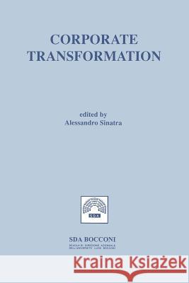 Corporate Transformation Alessandro Sinatra 9781461378747 Springer - książka