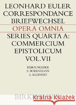 Correspondance de Leonhard Euler Avec Des Savants Suisses En Langue Française Bodenmann, Siegfried 9783764387433 Birkhauser Basel - książka