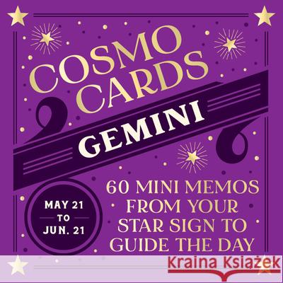 Cosmo Cards: Gemini Randi Ocena 9781797234557 Chronicle Books - książka