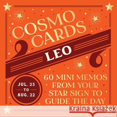 Cosmo Cards: Leo Randi Ocena 9781797234564 Chronicle Books - książka