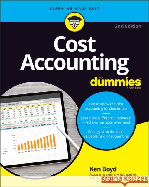 Cost Accounting for Dummies Kenneth M. Boyd 9781119856023 For Dummies - książka