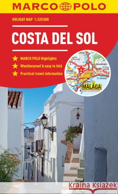 Costa Del Sol Marco Polo Holiday Map - pocket size, easy fold Costa del Sol map Marco Polo 9783829770316 Marco Polo Travel Publishing, Ltd. - książka