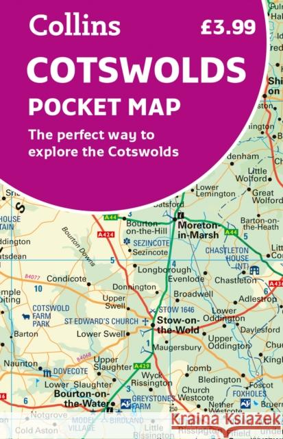 Cotswolds Pocket Map: The Perfect Way to Explore the Cotswolds Collins Maps 9780008520694 HarperCollins Publishers - książka