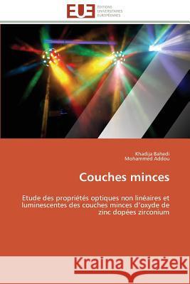 Couches Minces Collectif 9786131513787 Editions Universitaires Europeennes - książka