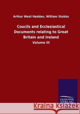 Coucils and Ecclesiastical Documents relating to Great Britain and Ireland: Volume III Arthur West Stubbs William Haddan 9783846050347 Salzwasser-Verlag Gmbh - książka