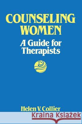Counseling Women Helen V. Collier 9781416573432 Free Press - książka