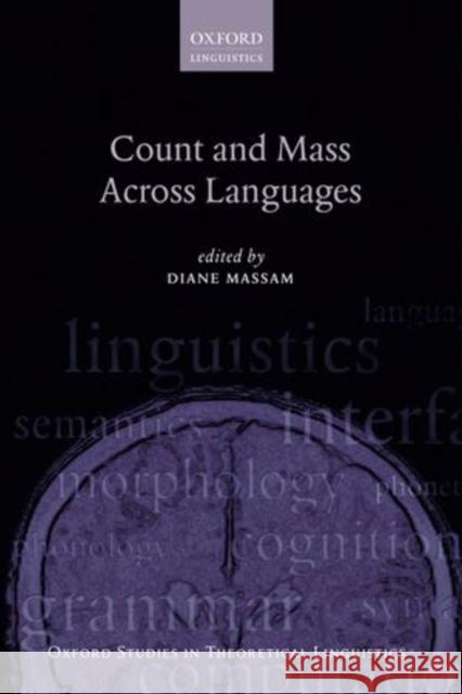 Count and Mass Across Languages Diane Massam 9780199654277 Oxford University Press, USA - książka