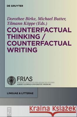 Counterfactual Thinking - Counterfactual Writing  9783110268584 De Gruyter - książka