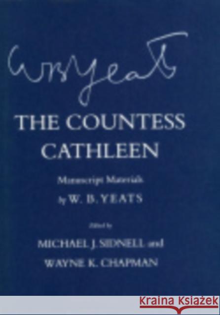 Countess Cathleen Yeats, W. B. 9780801435508 Cornell University Press - książka