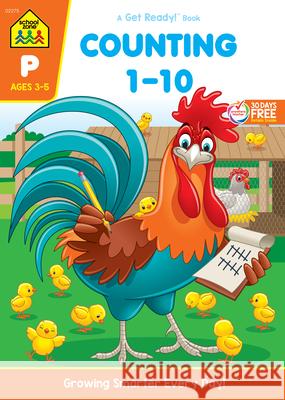 Counting 1-10 Deluxe Edition Workbook Barbara Gregorich Joan Hoffman 9781589473485 School Zone - książka