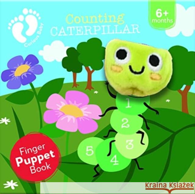 Counting Caterpillar (Curious Baby Finger Puppet) Louise Buckens 9788742554463 Globe - książka