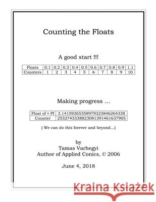 Counting the Floats Tamas Varhegyi 9781721219933 Createspace Independent Publishing Platform - książka