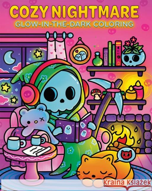 Cozy Nightmare Glow-in-the-Dark Coloring Editors of Thunder Bay Press 9781667211305 Thunder Bay Press - książka