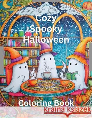 Cozy Spooky Halloween Coloring Book Rowan Rivers 9780063516908 Wordmark - książka