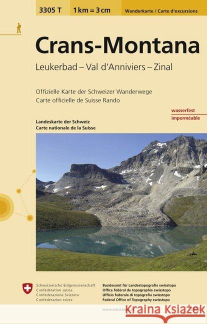 Craens - Montana: 2022  9783302333052 Swisstopo, Switzerland - książka