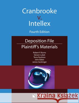 Cranbrooke v. Intellex: Plaintiff's Materials Burns, Robert P. 9781601569066 Aspen Publishers - książka