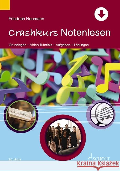 Crashkurs Notenlesen Neumann, Friedrich 9783795722142 Schott Music, Mainz - książka