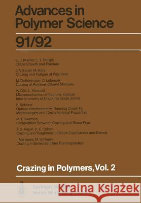 Crazing in Polymers Vol. 2 H. H. Kausch A. S. Argon L. L. Berger 9783662150276 Springer - książka