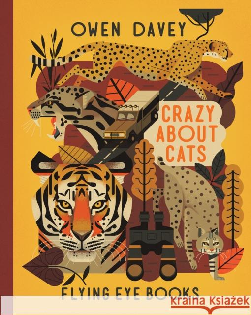 Crazy About Cats Owen Davey 9781911171164 Flying Eye Books - książka