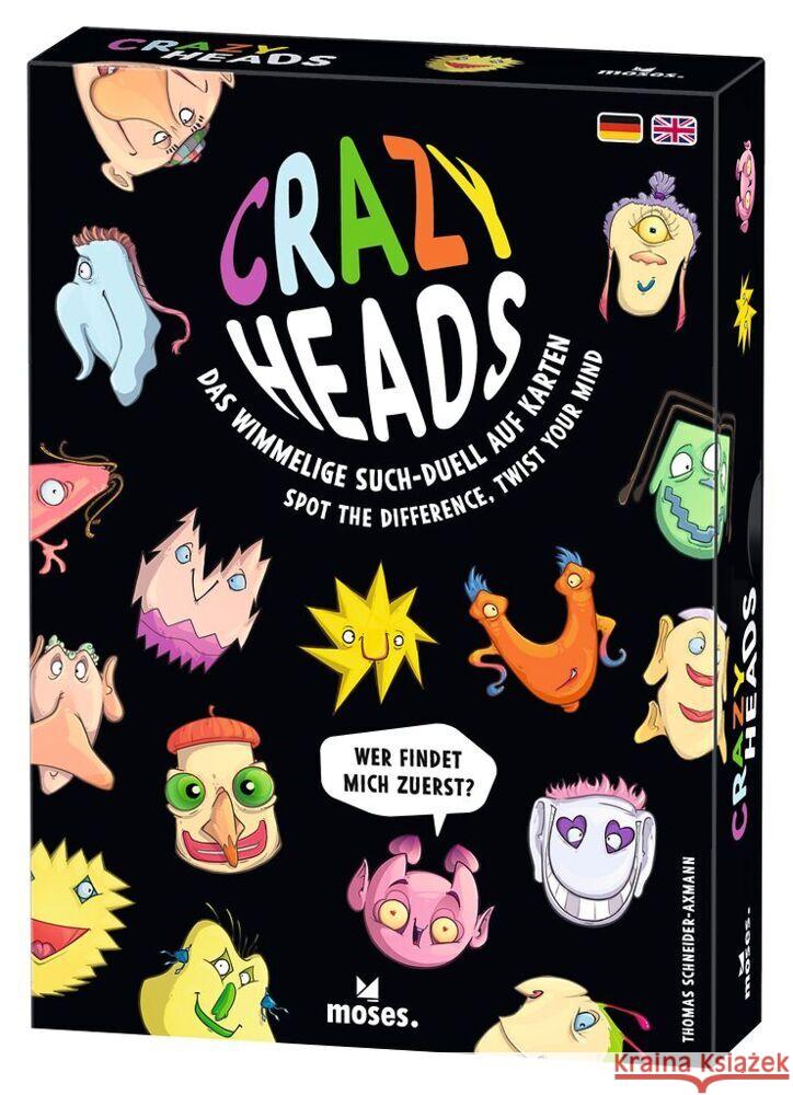 Crazy Heads Schneider-Axmann, Thomas 4033477901873 moses. Verlag - książka