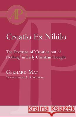 Creatio Ex Nihilo Gerhard May 9780567083562 T. & T. Clark Publishers - książka