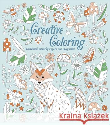 Creative Coloring: Inspirational Artworks to Spark Your Imagination Ashleigh Hathaway 9781398850484 Arcturus Editions - książka