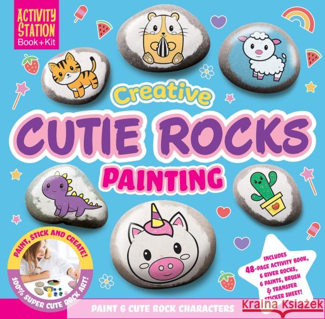 Creative Cutie Rocks Painting  9781801057516 Gemini Books Group Ltd - książka