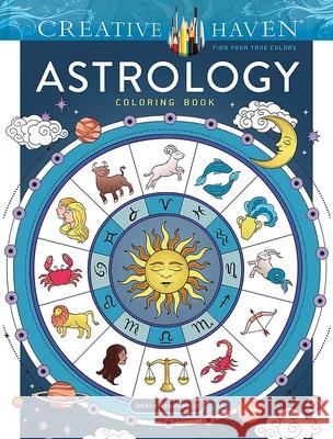Creative Haven Astrology Coloring Book Jessica Mazurkiewicz 9780486851730 Dover Publications Inc. - książka