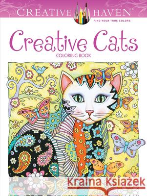 Creative Haven Creative Cats Coloring Book Marjorie Sarnat 9780486789644 Dover Publications Inc. - książka