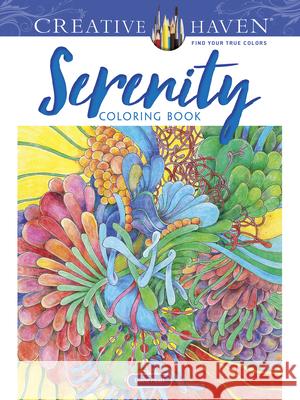 Creative Haven Serenity Coloring Book Diane Pearl 9780486844718 Dover Publications - książka