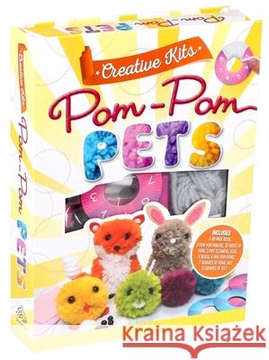Creative Kits: Pom-POM Pets Jaclyn Crupi 9781684125258 Silver Dolphin Books - książka