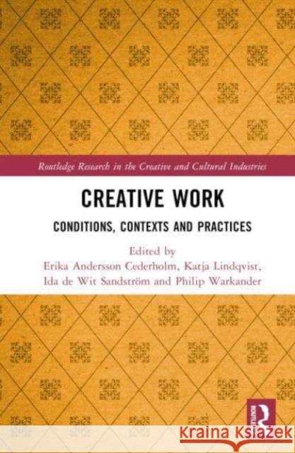 Creative Work  9781032509792 Taylor & Francis Ltd - książka