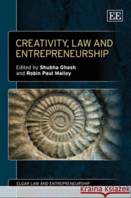 Creativity, Law and Entrepreneurship  9781848449879 Edward Elgar Publishing Ltd - książka