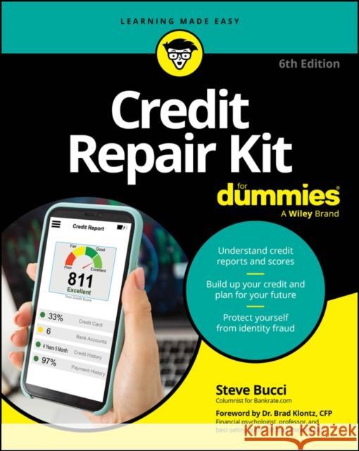 Credit Repair Kit For Dummies Steve Bucci 9781394375301 For Dummies - książka