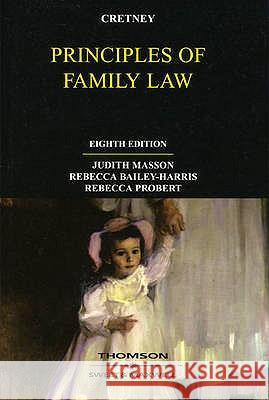 Cretney's Principles of Family Law Judith Masson 9780421960107  - książka