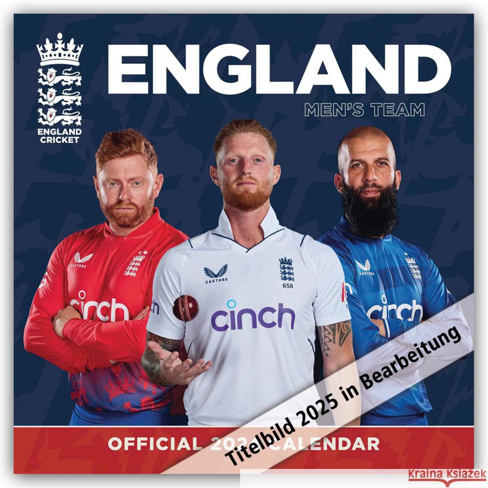 Cricket England 2025 - Wandkalender Danilo Promotion Ltd 9781835273128 Flechsig - książka