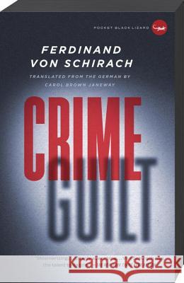 Crime and Guilt Ferdinand Vo Carol Janeway 9780307740939 Vintage Books - książka