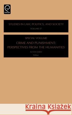 Crime and Punishment: Perspectives from the Humanities Sarat, Austin 9780762312450 JAI Press - książka