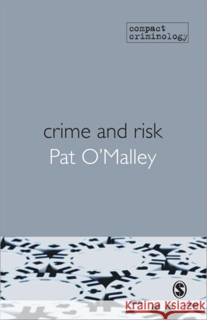Crime and Risk Patrick T O'Malley 9781847873514  - książka