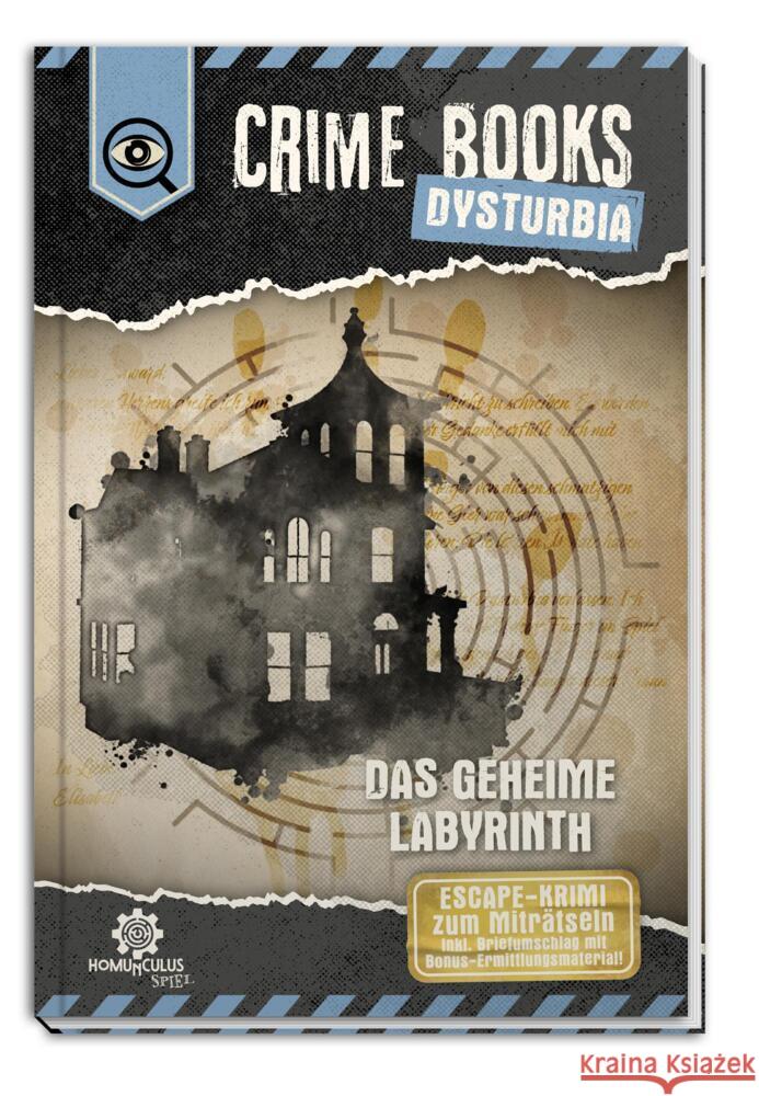 CRIME BOOKS Dysturbia: Das geheime Labyrinth Diener, Alexander, Wehr, Daniel 4270000169359 homunculus verlag - książka