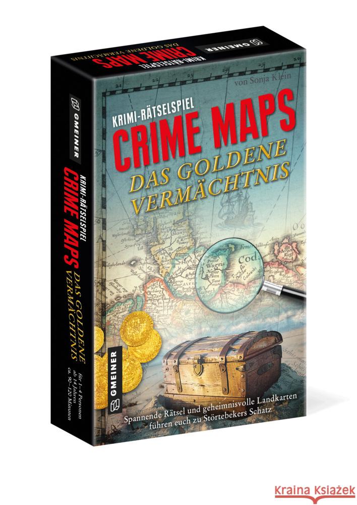 Crime Maps - Das goldene Vermächtnis Klein, Sonja 4260220581864 Gmeiner-Verlag - książka