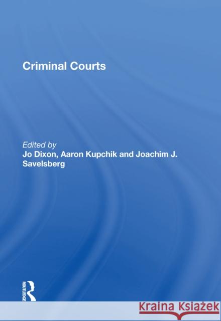 Criminal Courts Aaron Kupchik 9780815388302 Taylor and Francis - książka