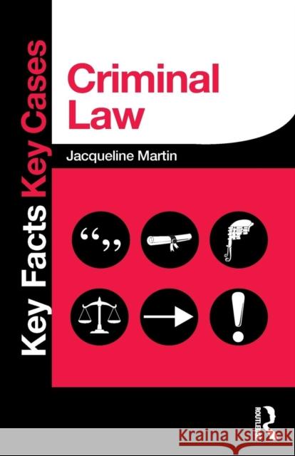 Criminal Law Jacqueline Martin 9780415833257 Routledge - książka