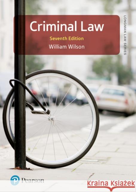 Criminal Law Wilson, William 9781292286747 Pearson Education Limited - książka