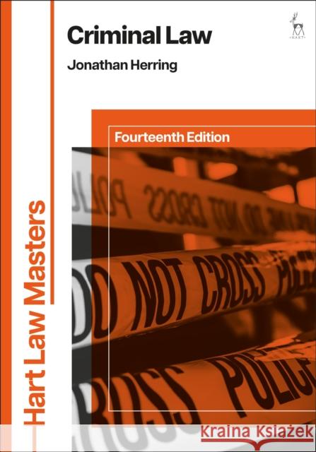 Criminal Law Jonathan (University of Oxford, UK) Herring 9781350510135 Hart Publishing - książka